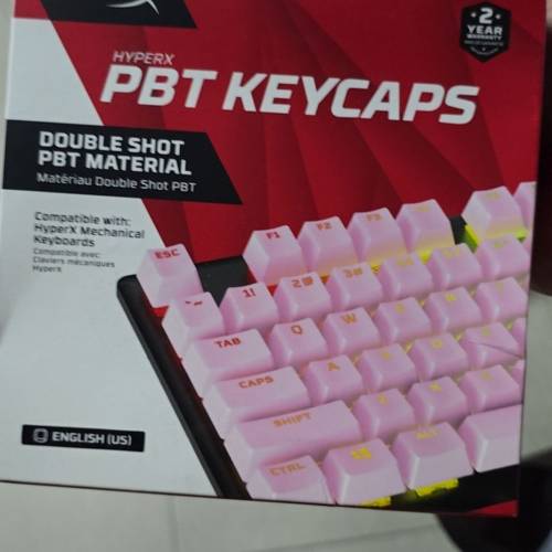 HyperX極度未知PBT鍵帽雙色透光鍵帽