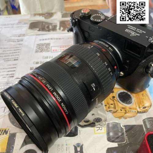 LAINA Canon EOS (EF / EF-S) D/SLR Lens To Leica M Mount Adaptor (金屬接環)