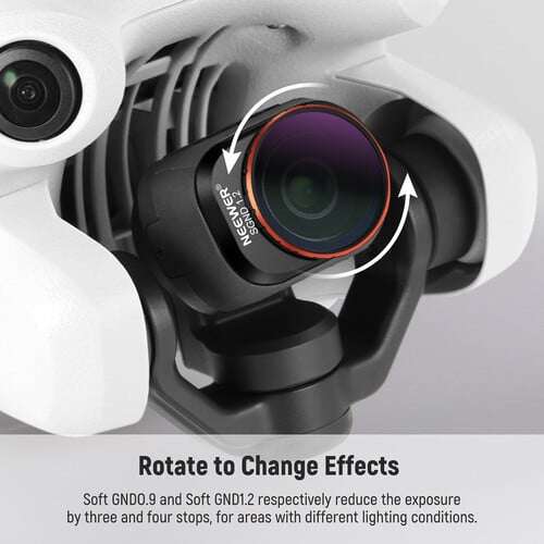 Neewer SGND 0.9 & 1.2, Blue Streak & Gold Streak Effect Filter Set For DJI Mini