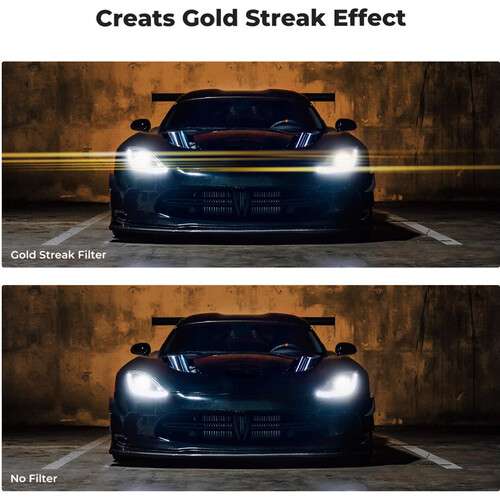 K&F Concept Nano-Xcel Gold Streak Effect Filter 金色炫光電影濾鏡 (55mm)