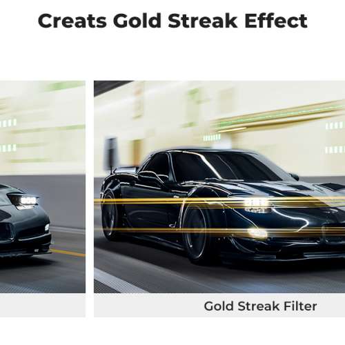 K&F Concept Nano-Xcel Gold Streak Effect Filter 炫光電影濾鏡 (58mm)