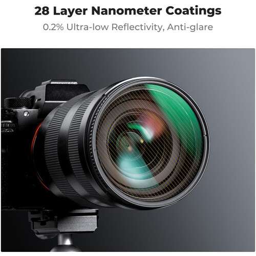 K&F Concept Nano-Xcel Gold Streak Effect Filter 炫光電影濾鏡 (77mm)