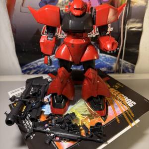 MG 1:100 機動戰士高達外傳 MSV 格魯古古 2.0 真紅閃電 強尼專用機 已砌 素組 高達模...