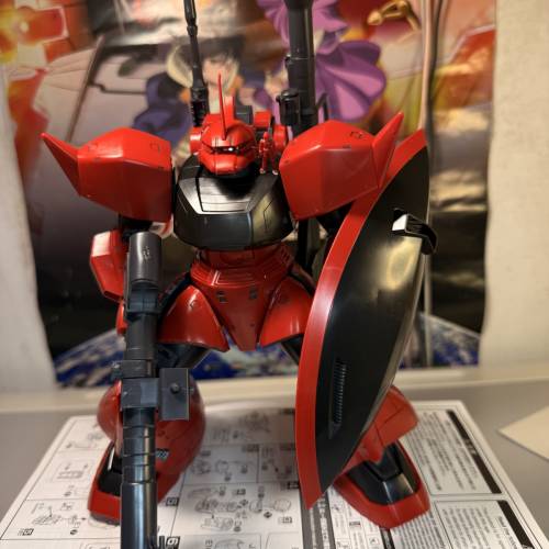MG 1:100 機動戰士高達外傳 MSV 格魯古古 2.0 真紅閃電 強尼專用機 已砌 素組 高達模...
