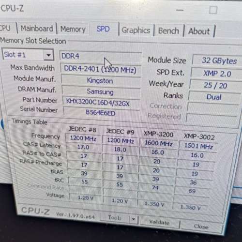 Kingston Fury DRR4 3200 64G kit (32G x 2)