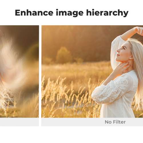 K&F Concept Nano-B Centerfield Split Diopter Filter (67mm) - KF01.2671V1