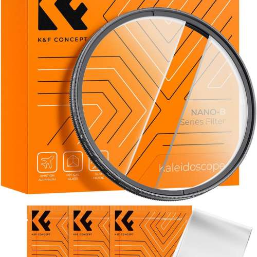 K&F Concept Nano-B Centerfield Split Diopter Filter (77mm) - KF01.2671V1