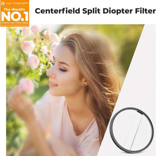 K&F Concept Nano-B Centerfield Split Diopter Filter (77mm) - KF01.2671V1