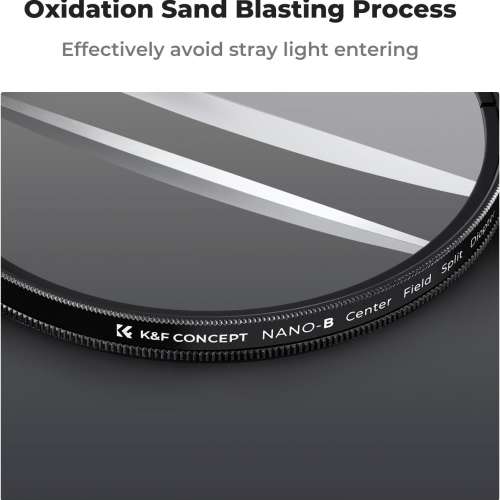 K&F Concept Nano-B Centerfield Split Diopter Filter (77mm) - KF01.2671V1