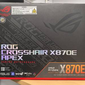 ASUS ROG CROSSHAIR X870E APEC 行貨保養 支援 RTX 5090 5080 5070 4090 4080 4070 ...
