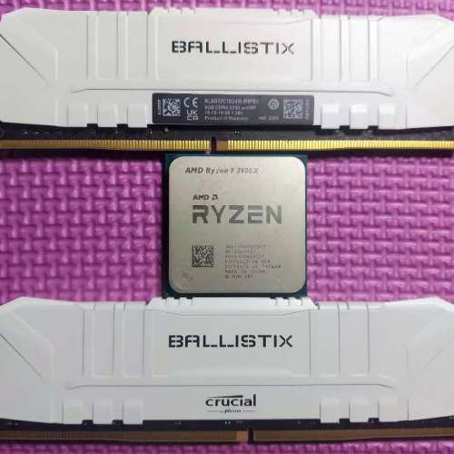 AMD Ryzen 9 3900X CPU  WITH 2 PCS of 8GB (TOTAL 16GB) DDR4 3200 XMP  GAMING RAMS