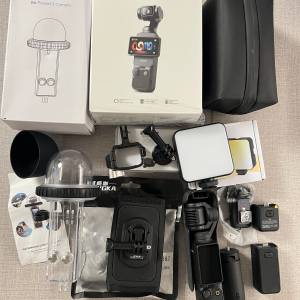DJI Pocket3 全能套裝 Creator Combo 連大量實用配件 保養至26年3月15日