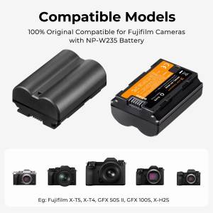 K&F Concept NP-W235 Fully Decoded Lithium-Ion Battery Pack For FujiFilm Cameras