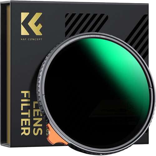 K&F Concept Nano-X Ultra-Low Reflection Variable ND 2-400 Filter (49mm)