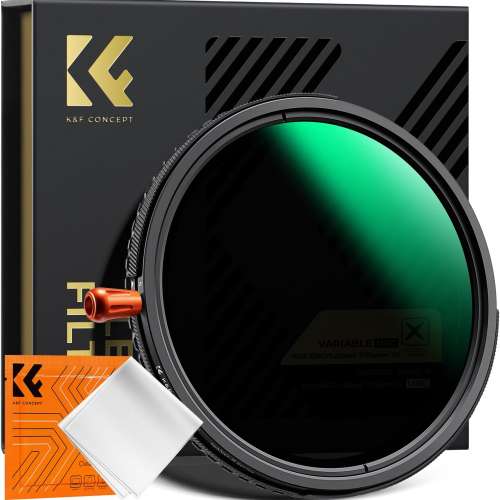 K&F Concept Nano-X Black Diffusion Mist 1/4, ND2-32 And CPL (49mm) - KF01.2916V2
