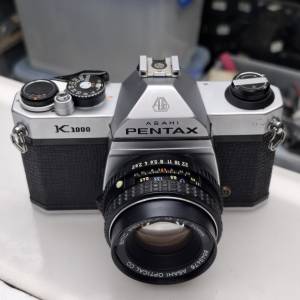 PENTAX K1000 + SMC 50MM F2 全正常 PK MOUNT