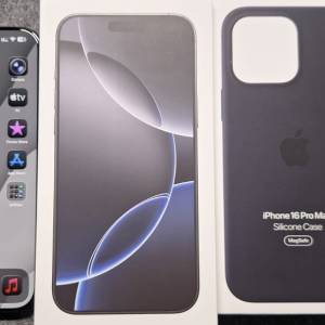 iPhone 16 Pro Max 256GB 黑色 電池99%