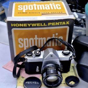 PENTAX SPOTMATIC + SUPER TAKUMAR 55MM F1.8 全正常