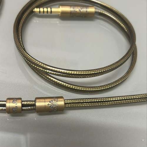 (限量1條)(耳機線:古代遺跡ซากปรักหักพังโบราณ)高剛性金銀合金+...