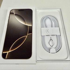 ［行貨有單][電池100%］Apple iPhone 16 Pro Max 256G 原色鈦金屬