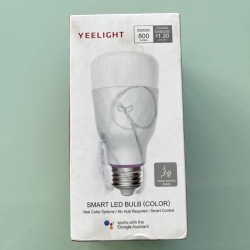 Yeelight smart led bulb (color)智能 LED 燈泡 (彩色)