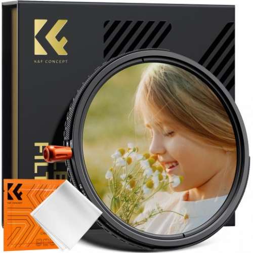 K&F Concept Nano-X Black Diffusion Mist 1/4, ND2-32 And CPL (82mm) - KF01.2916V2