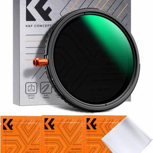 K&F Concept Nano-K Black Diffusion Mist 1/4, ND2-32 And CPL (62mm) - KF01.2903V1