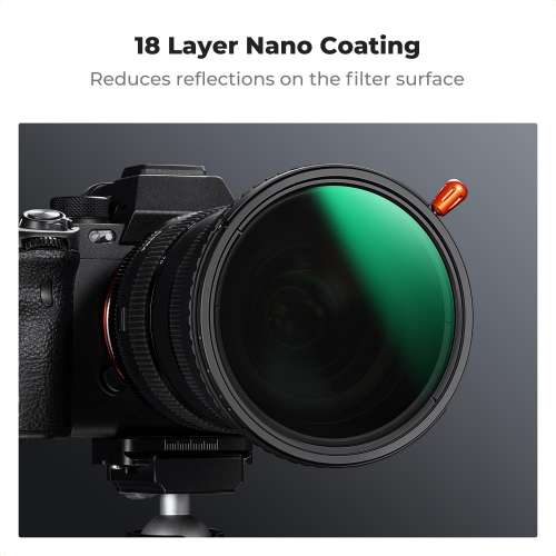 K&F Concept Nano-K Black Diffusion Mist 1/4, ND2-32 And CPL (67mm) - KF01.2903V1