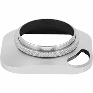 Haoge LH-S43P 43mm Square Metal Screw-in Lens Hood With Hollow Out Designed