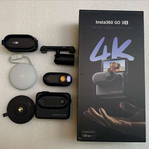 [觀塘實體店] 二手 Insta360 Go3s 128GB 行貨保養到2025年11月 *S72290* | Insta360...