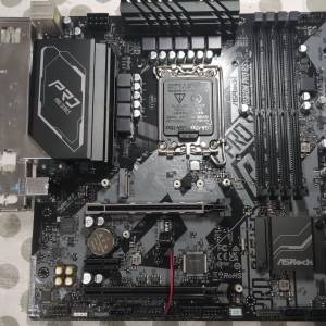 B660M Pro RS Micro ATX主板 ((正版Window11Pro啟動碼)) Socket 1700