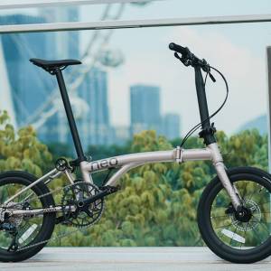2025 新款 JAVA NEO 9速 碟剎349鋁合金折叠車 （三折叠小布 國布 ）送前後蛙燈叮叮