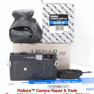 Konica RF  M7 alternative,   rare mint in box, paper, leather case etc