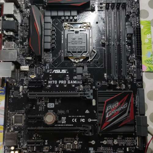 H170 PRO GAMING ATX主版 ((正版Window10home)) Socket 1151 支援 第6、7代 處理器
