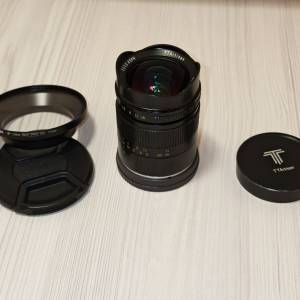 TTArtisan 21mmf/1.5ASPH。 E-mount接環