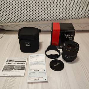 Sigma17-35mmf/2.8-4DG （canon EF mount)