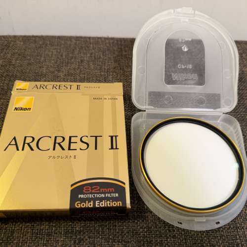 Nikon ARCREST II 保護濾鏡82mm金框版「金圈鏡」