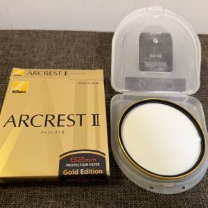 Nikon ARCREST II 保護濾鏡82mm金框版「金圈鏡」