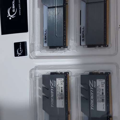 G-Skill Trident Z RGB DDR4 8GB 3200Mhz Ram x4