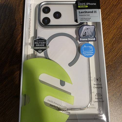 SwitchEasy鏡頭隱形支架iPhone17ProMax磁吸防摔保護套