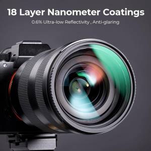 K&F Concept Nano-K Optical Glass UV Protection Filter (52mm) - KF01.K52