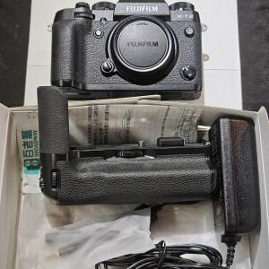 Fujifilm XT2 X-T2  + VG-XT2 機身冇盒冇單冇證 跟2電一充連肩帶 98%以上新 功能全正...
