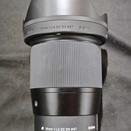 Sigma 16/1.4 DC DN Contemporary 適馬 16mm 16 for Canon EFM 佳能 EOS M 冇盒冇單...