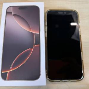 電池100% 99%新 同新機冇分別 IPhone 16 Pro Max 沙漠金色 512GB