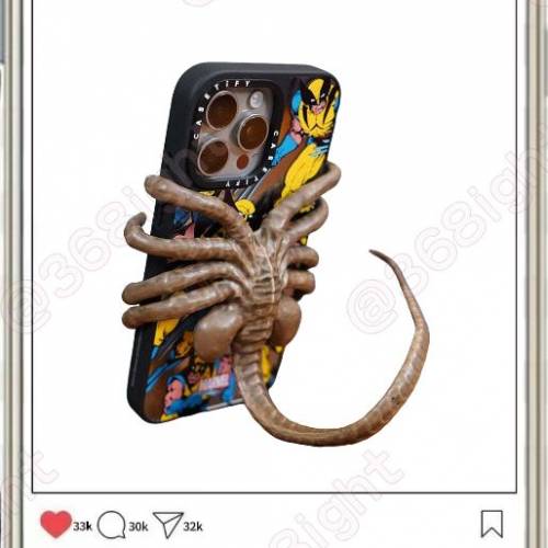 異形地球3D xenomorph手機支架