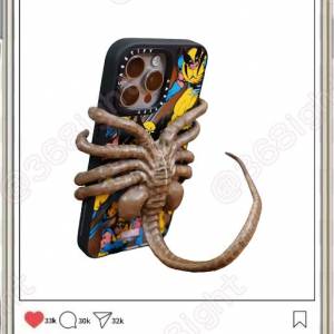 異形地球3D xenomorph手機支架
