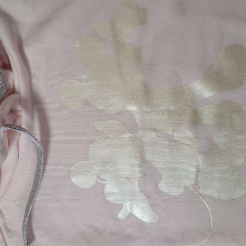 全新迪士尼粉紅色連帽衛衣S碼