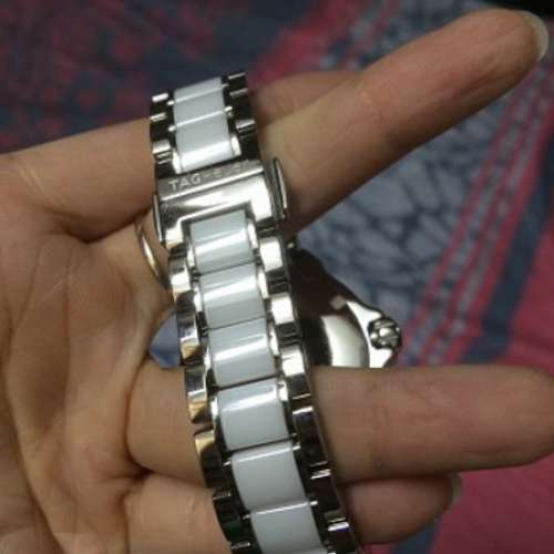(TAG Heuer)純白之美 精鋼陶瓷錶 97%新(無戴過）