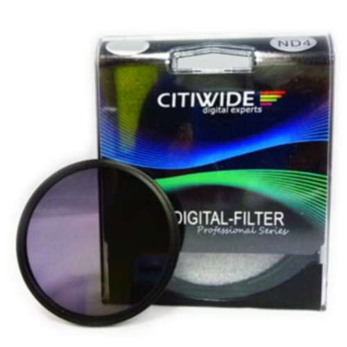 Citiwide Neutral Density Filter ND2 , ND4 , ND8 Filter 減光濾鏡  40.5mm 至 82mm