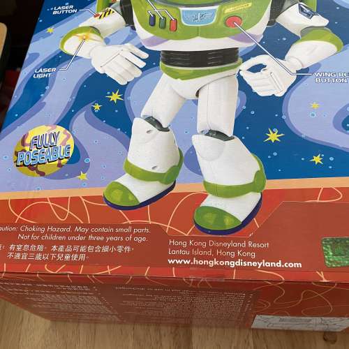 2000年香港版 正版 香港版迪士尼 反斗奇兵 巴斯光年公仔玩具一盒